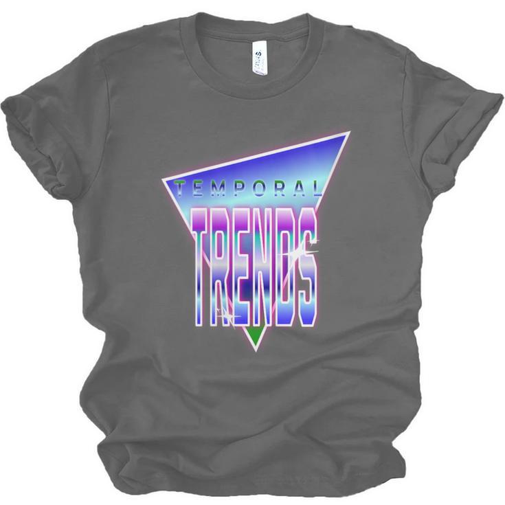 Temporal Trends Vaporwave Style Retro Nostalgia Look Unisex Jersey T-Shirt