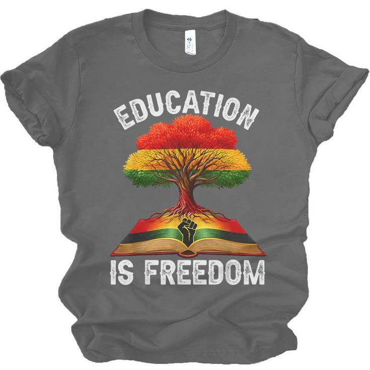 History Education Is Freedom Books Black History Unisex Jersey T-Shirt History Education Is Freedom Books Black History Unisex Jersey T-Shirt