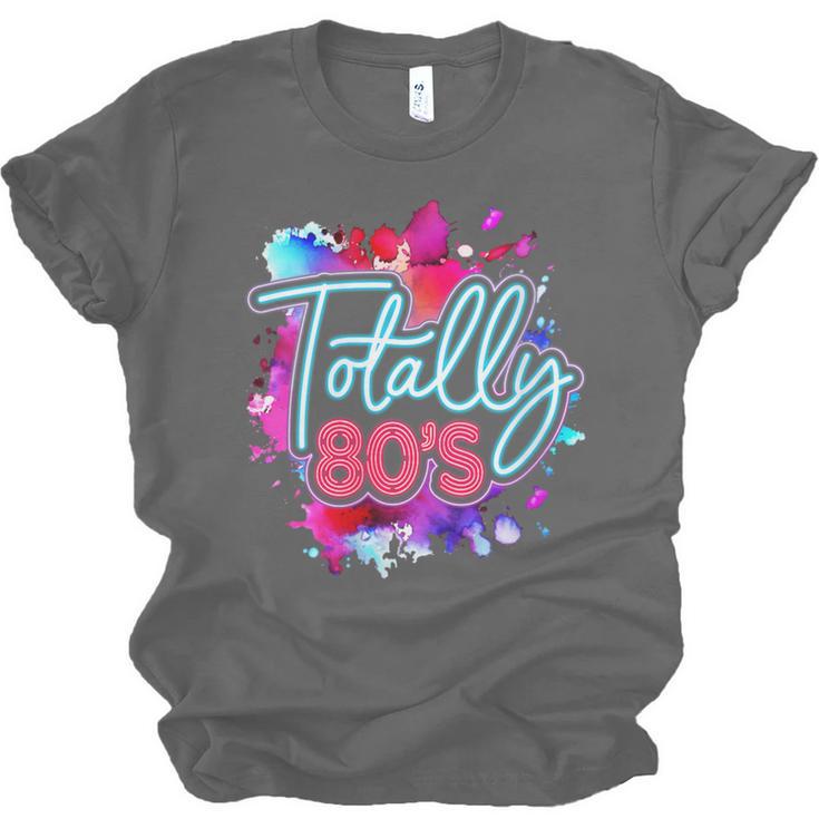 Totally 80's Colorful Retro 1980s Style Nostalgia Vibe Unisex Jersey T-Shirt Totally 80's Colorful Retro 1980s Style Nostalgia Vibe Unisex Jersey T-Shirt