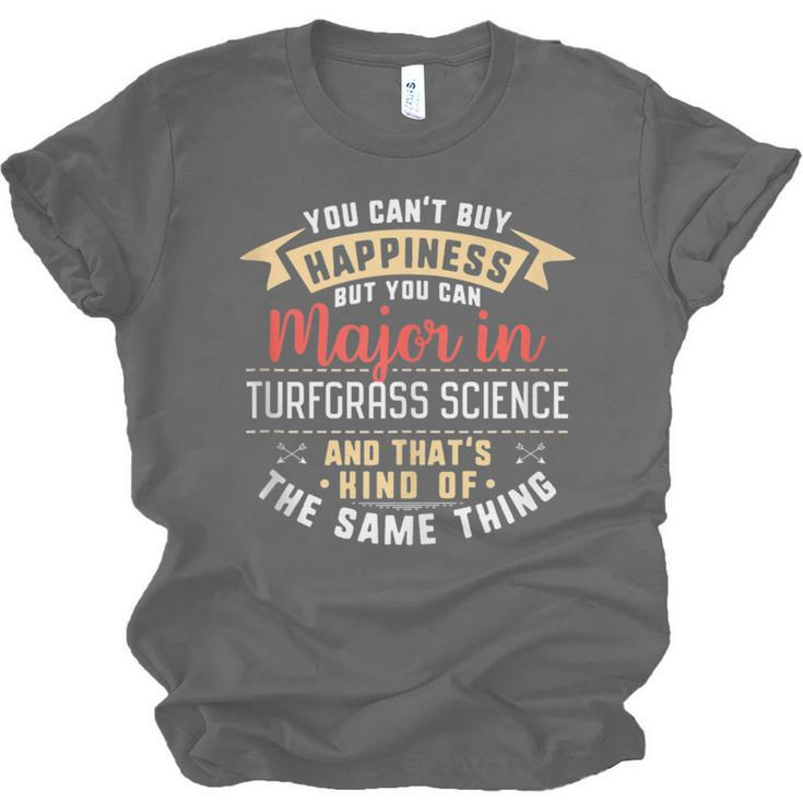 Turfgrass Science Major Student Shirt Graduation Unisex Jersey T-Shirt