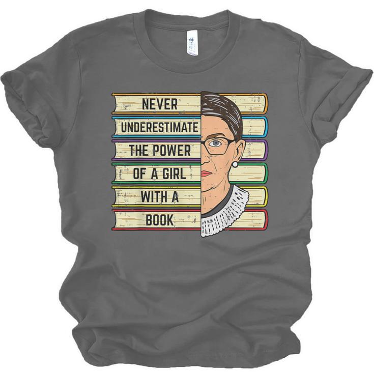 Never Underestimate Girl Read Book Reading Librarian Women Unisex Jersey T-Shirt Never Underestimate Girl Read Book Reading Librarian Women Unisex Jersey T-Shirt