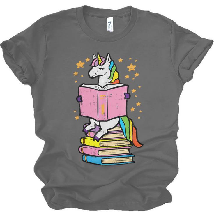 Unicorn Read Reading Book Librarian America Girls Women Unisex Jersey T-Shirt Unicorn Read Reading Book Librarian America Girls Women Unisex Jersey T-Shirt