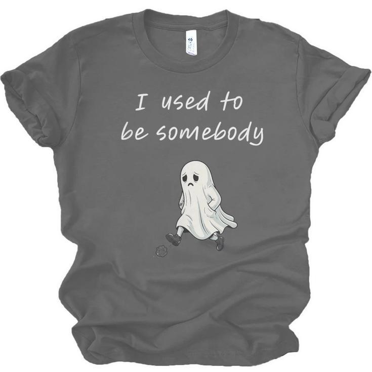 I Used To Be Somebody Nostalgia Halloween Spooky Season Unisex Jersey T-Shirt