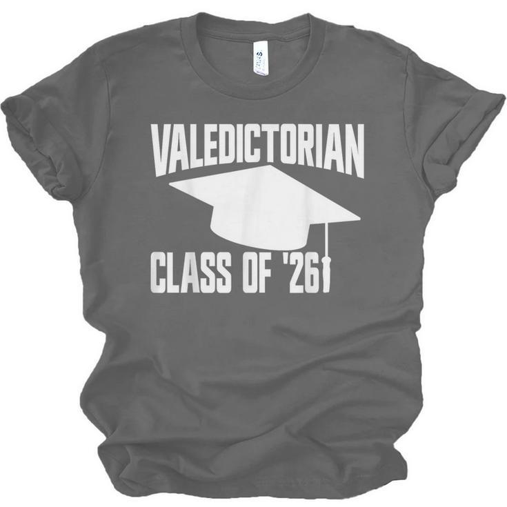 Valedictorian Class Of '26 Graduation 2026 Valedictorian Unisex Jersey T-Shirt