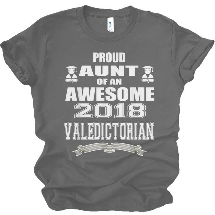 Valedictorian Scholar AuntShirt Graduation Speech Unisex Jersey T-Shirt