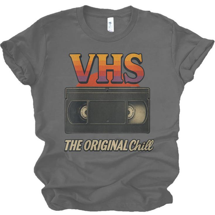 VHS Tape Nostalgia Old School Technology Humor Unisex Jersey T-Shirt