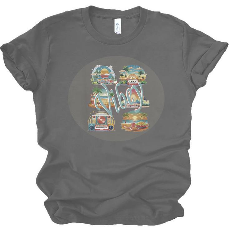 Vibey Nostalgia & Retro Charm Unisex Jersey T-Shirt