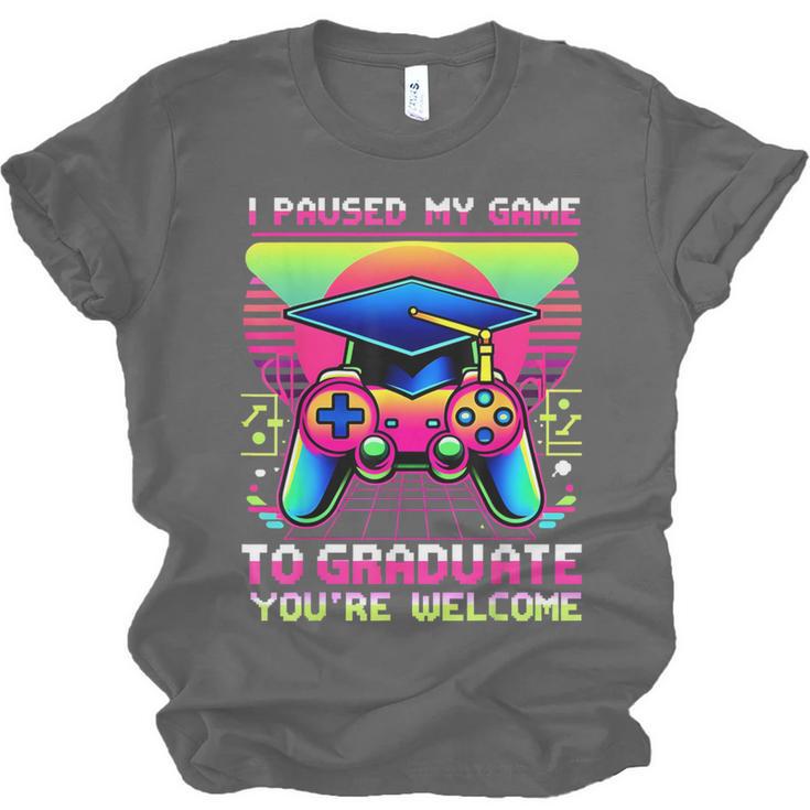 Video Gamer Graduate Graduation Grad Gaming Unisex Jersey T-Shirt