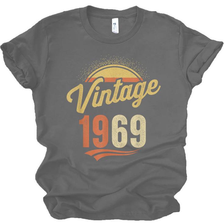 Vintage 1969 Retro Era Badge For Nostalgia Fans Unisex Jersey T-Shirt