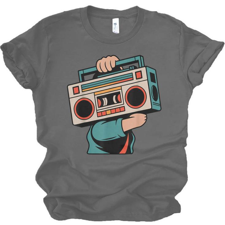 Vintage 80s 90s Retro Boombox Music Hip Hop Nostalgia Party Unisex Jersey T-Shirt Vintage 80s 90s Retro Boombox Music Hip Hop Nostalgia Party Unisex Jersey T-Shirt