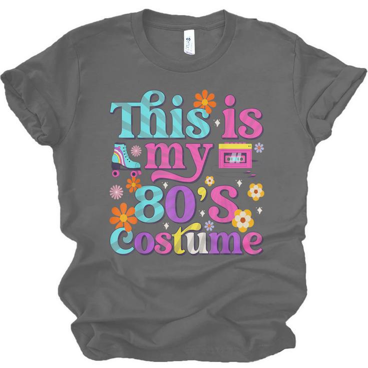 Vintage 80s Costume Nostalgia 1980s Fashion Cute Girls Women Unisex Jersey T-Shirt