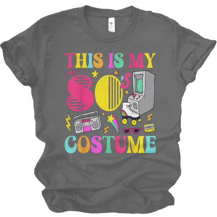 Vintage 80s Vibes Costume Nostalgia 1980s Fashion Cassette Unisex Jersey T-Shirt