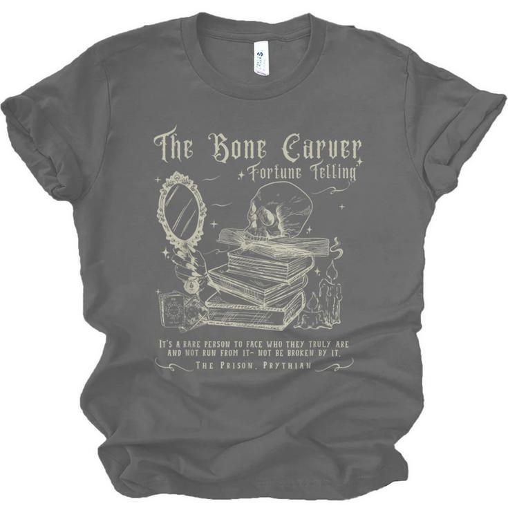 Vintage The Bone Carver Death God Tour Skeleton Spicy Books Unisex Jersey T-Shirt