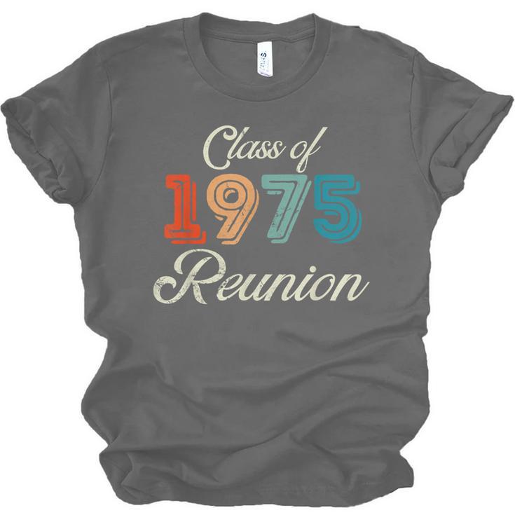 Vintage Class Of 1975 Reunion 50th Graduation Classmate Cool Unisex Jersey T-Shirt