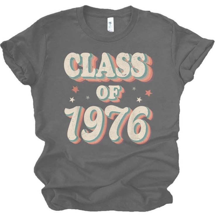 Vintage Class Of 1976 76 High School Graduation Unisex Jersey T-Shirt