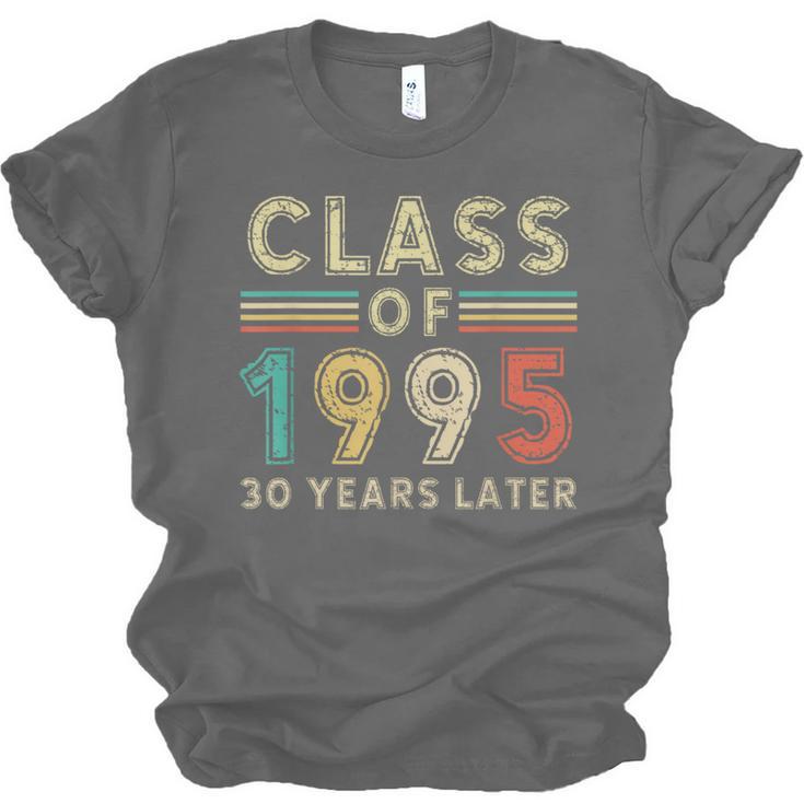 Vintage Class Of 1995 30th Reunion Alumni Graduation Party Unisex Jersey T-Shirt