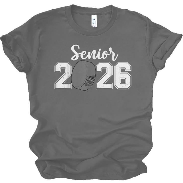 Vintage Class Of 2026 Hockey Senior 2026 Graduation 2026 Unisex Jersey T-Shirt