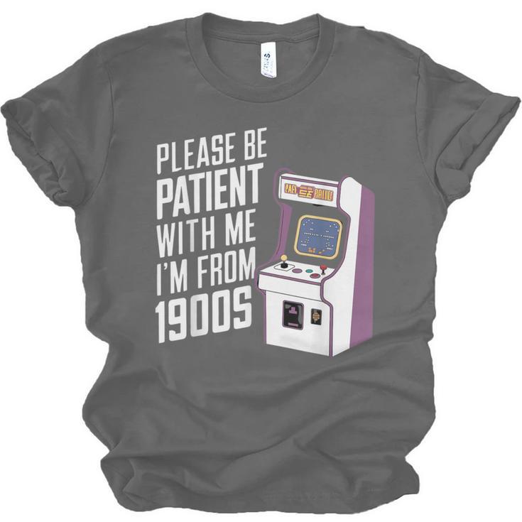Vintage Gaming Please Be Patient With Me I'm From The 1900s Unisex Jersey T-Shirt