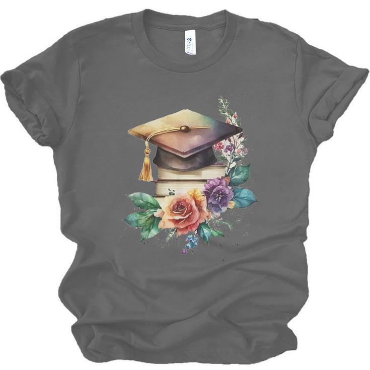 Vintage Hat High School College Graduate Graduation Unisex Jersey T-Shirt