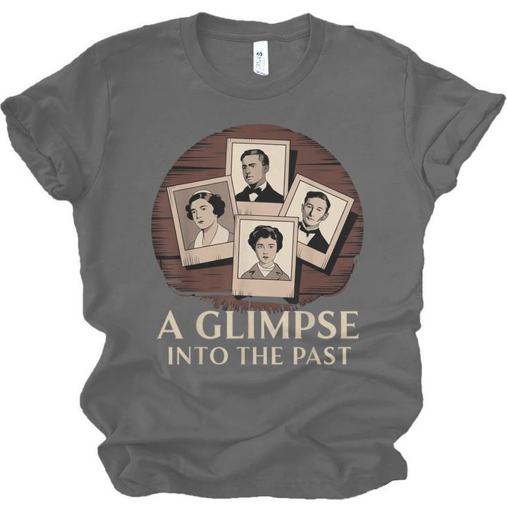 Vintage Portrait Photography Memory Nostalgia Vibe Unisex Jersey T-Shirt