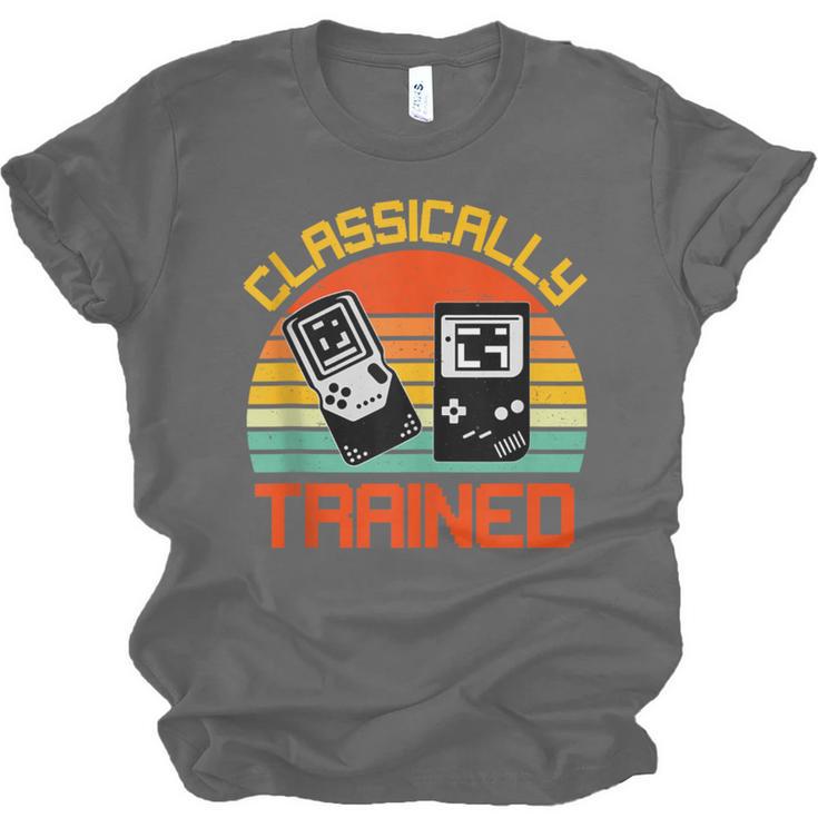 Vintage Retro Classically Trained Video Game 90s Nostalgia Unisex Jersey T-Shirt