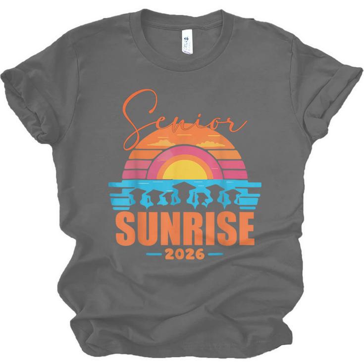Vintage SENIOR SUNRISE 2026 Seniors Of Class Graduation Unisex Jersey T-Shirt