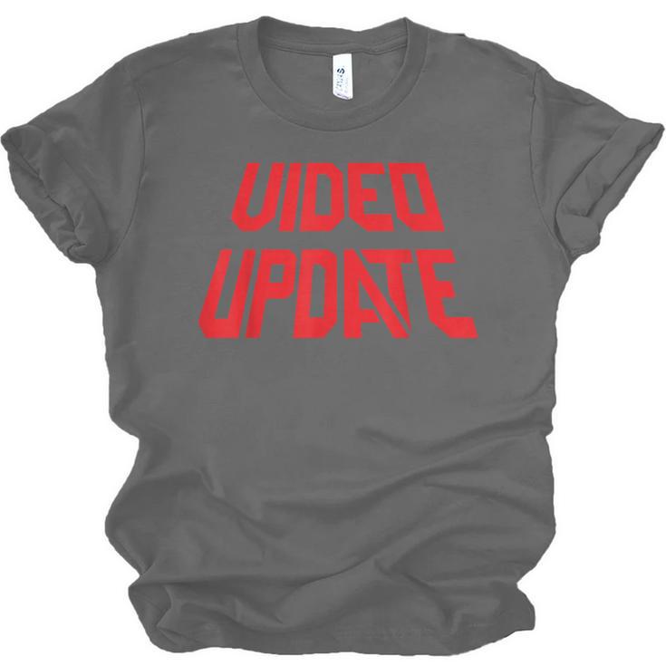 Vintage Video Update – 90s VHS Rental Nostalgia Minnesota Unisex Jersey T-Shirt