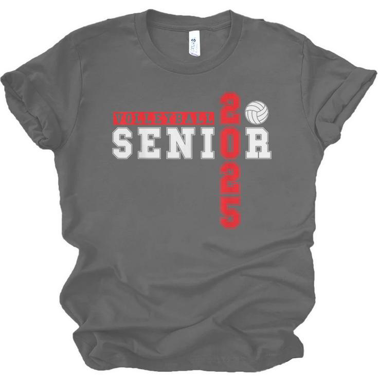 Volleyball Senior Night Volleyball Senior 2025 Graduation 5 Unisex Jersey T-Shirt