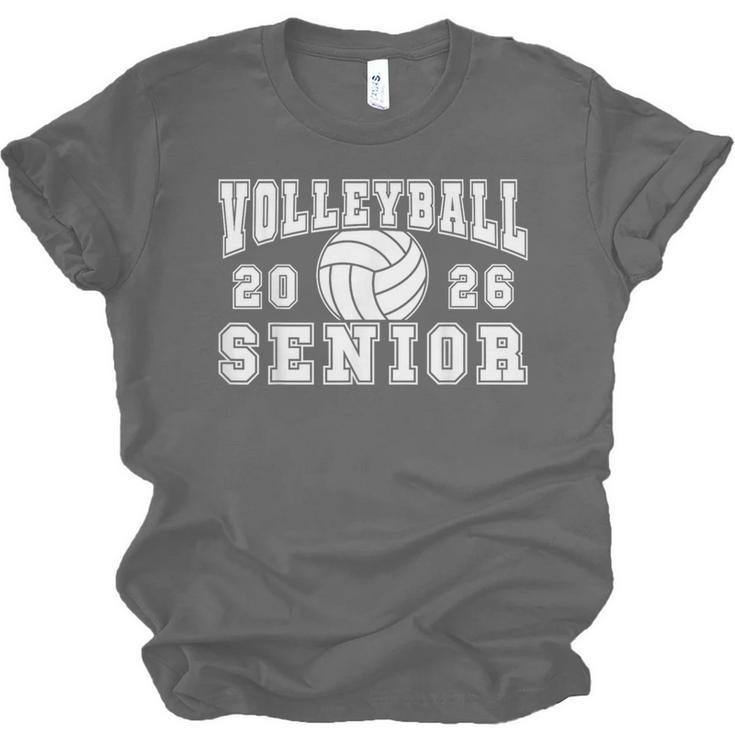 Volleyball Senior Night Volleyball Senior 2026 Graduation 1 Unisex Jersey T-Shirt