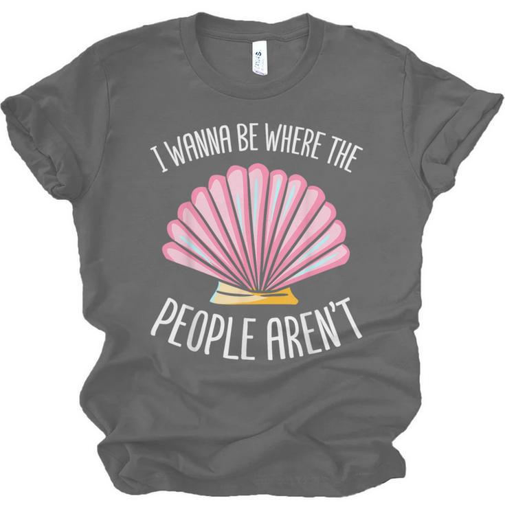 I Wanna Be Where The People Aren't Introverted Introvert Unisex Jersey T-Shirt I Wanna Be Where The People Aren't Introverted Introvert Unisex Jersey T-Shirt
