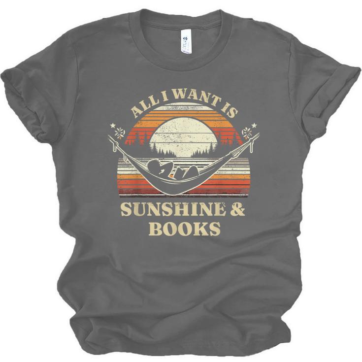 All I Want Is Sunshine & Books Summer Reading Unisex Jersey T-Shirt