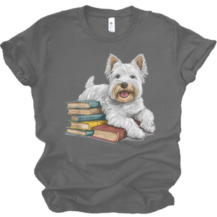 West Highland Terrier Books Dog Breed Westie For Men Women Kids Unisex Jersey T-Shirt