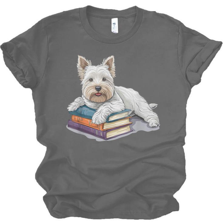 West Highland Terrier Books Dog Breed Westie Unisex Jersey T-Shirt