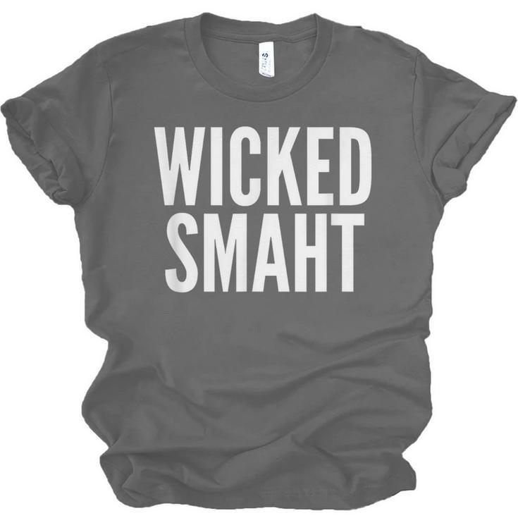 Wicked Smaht Boston Accent Graduation Tee Unisex Jersey T-Shirt