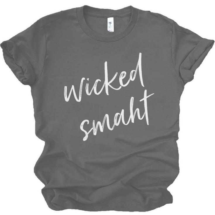 Wicked Smaht Boston Accent Graduation Unisex Jersey T-Shirt