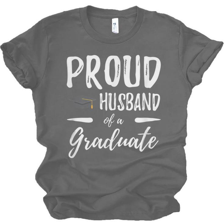 Wife's Graduation Shirt 2018 Proud Husband Of a Graduate Unisex Jersey T-Shirt