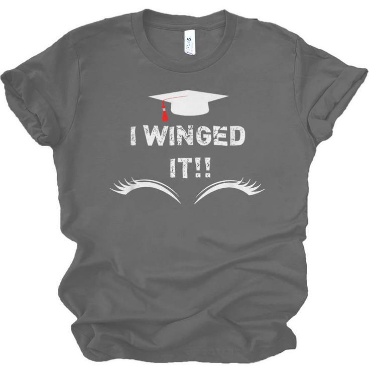 I Winged It Cosmetology Graduation Unisex Jersey T-Shirt