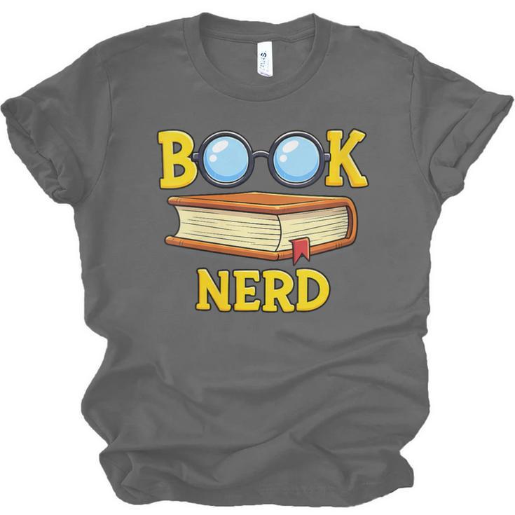 Women's Adorable Book Nerd Typography Minimalist Library Lover Unisex Jersey T-Shirt