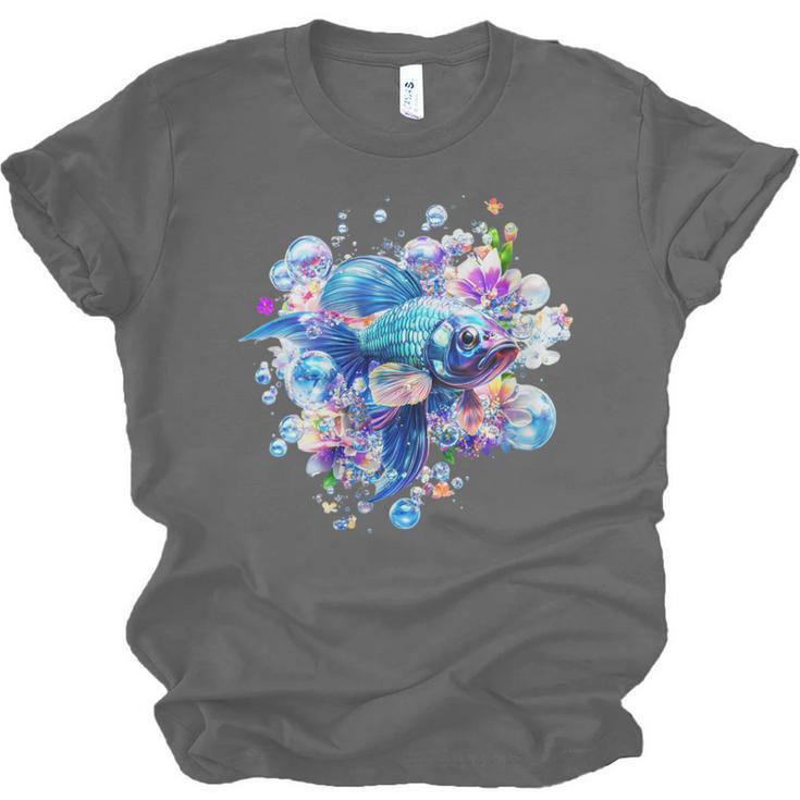 Women's Frutiger Aero Y2K Fish Unisex Jersey T-Shirt Women's Frutiger Aero Y2K Fish Unisex Jersey T-Shirt