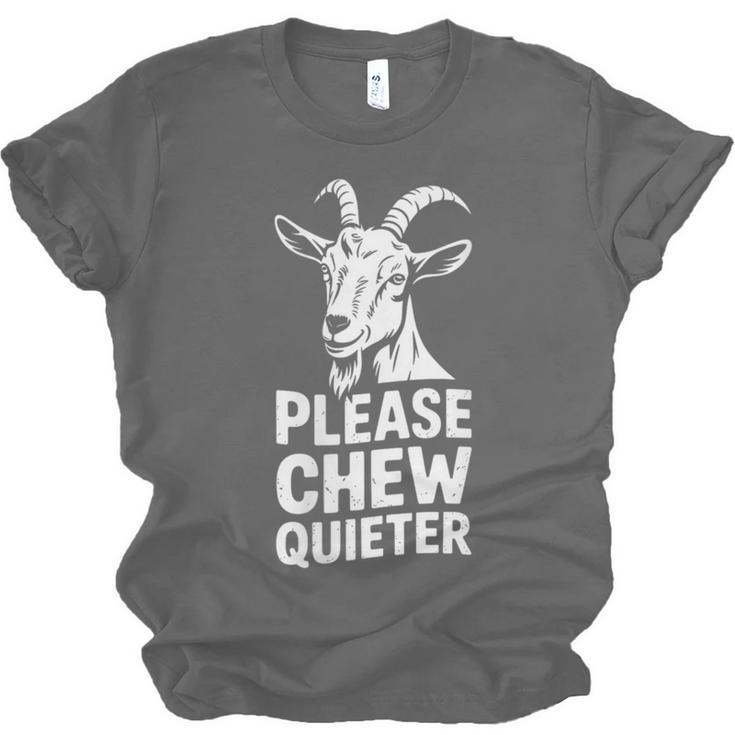 Women's Please Chew Quieter Introvert Quietness Silence Lover Unisex Jersey T-Shirt Women's Please Chew Quieter Introvert Quietness Silence Lover Unisex Jersey T-Shirt