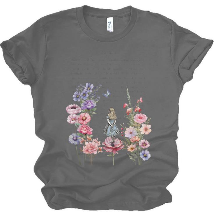 Wonderland Garden & Vintage Textbook Unisex Jersey T-Shirt