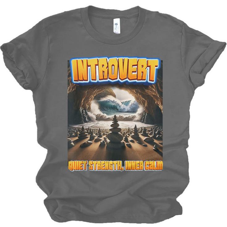 World Introvert Day Quiet Strength Inner Calm Unisex Jersey T-Shirt