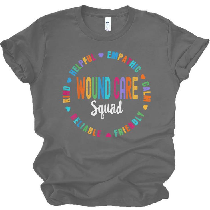 Wound Care Nurse Squad Appreciation Graduation Staff RN Unisex Jersey T-Shirt