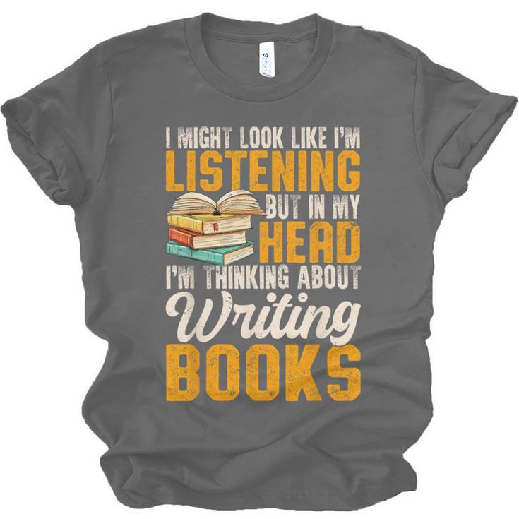 Writer Book Published Author Writers Men Women Unisex Jersey T-Shirt