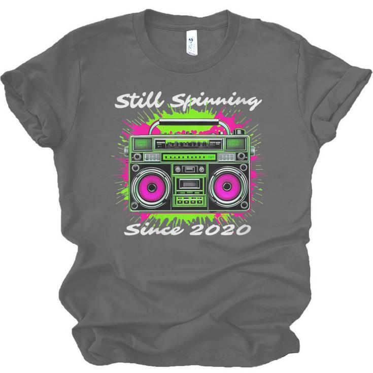 Y2K Home DJ Quarantine Nostalgia Boombox Party Unisex Jersey T-Shirt