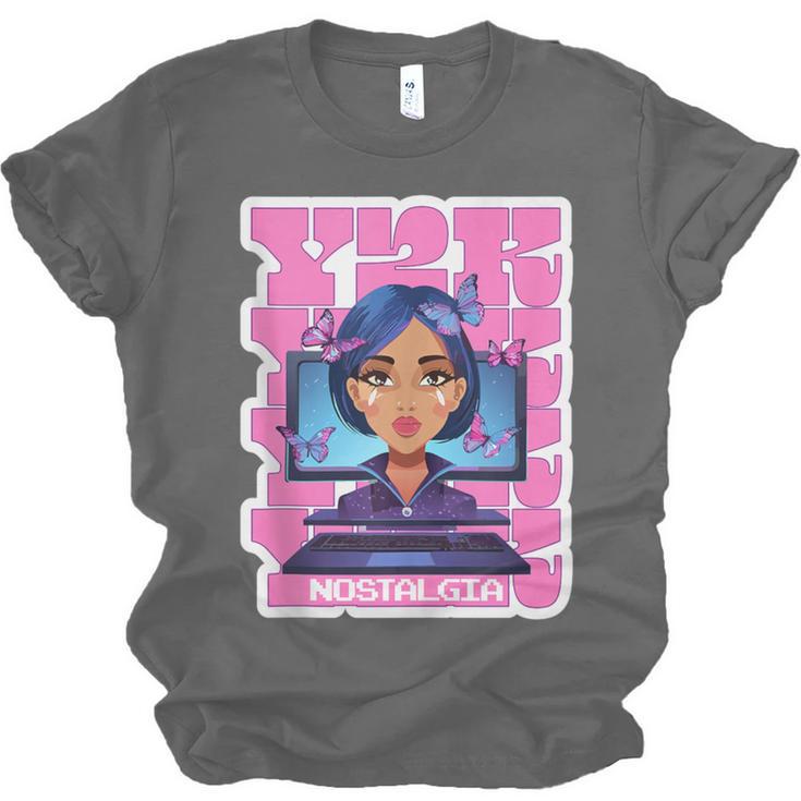 Y2K Nostalgia Retro Aesthetic Trendy Vintage Unisex Jersey T-Shirt Y2K Nostalgia Retro Aesthetic Trendy Vintage Unisex Jersey T-Shirt