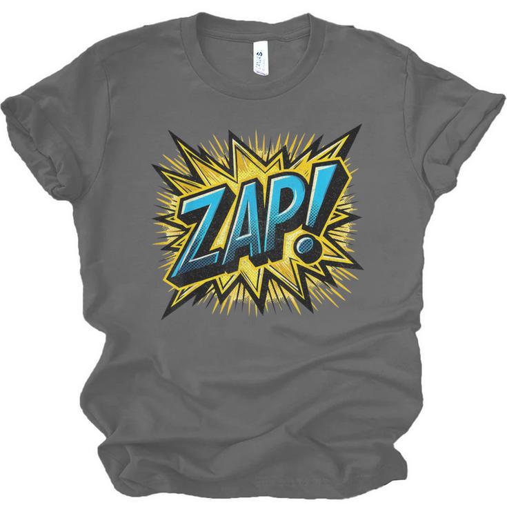 ZAP Comic Book Retro Artwork – Cartoon Collector Unisex Jersey T-Shirt ZAP Comic Book Retro Artwork – Cartoon Collector Unisex Jersey T-Shirt