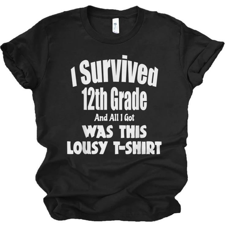 12th Grade Graduation T Shirt Grad Graduate Education Unisex Jersey T-Shirt