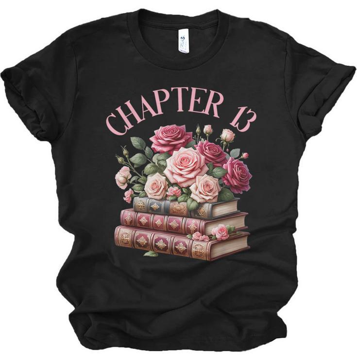 13th Birthday Chapter 13 Birthday Shirt Girls Book Lover Unisex Jersey T-Shirt