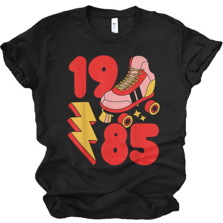 1985 Retro Roller Skate Vintage 80s Nostalgia Collector Unisex Jersey T-Shirt